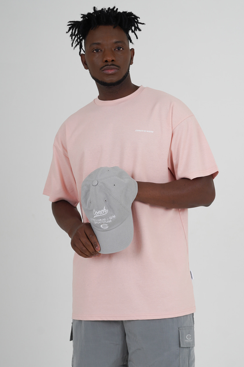 리사이클 반팔 티셔츠 (핑크)